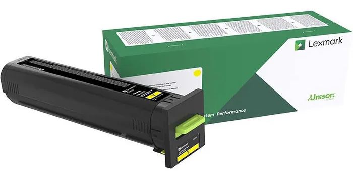Original Lexmark 72K2XYE Toner Gelb XL ( B-Verpackung )