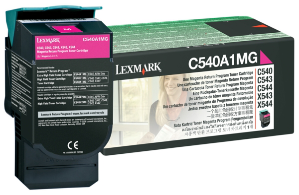 Original Lexmark C540A1MG Toner Magenta