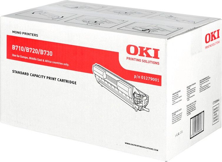 Original OKI 01279001 Toner Schwarz