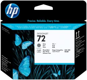 Original HP 72 | C9380A Druckkopf Foto Schwarz & Grau