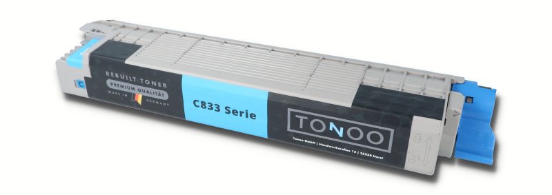 Tonoo® Toner ersetzt OKI 46443103 Cyan XL