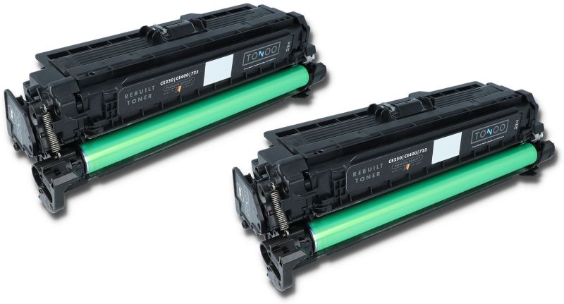 Tonoo® Toner ersetzt HP CE250XD | 504X Schwarz Doppelpack XL
