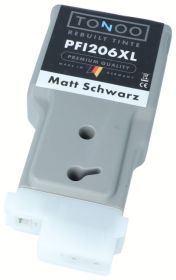 Tonoo® Tinte ersetzt Canon 5302B001 | PFI206MBK Matt Schwarz XL